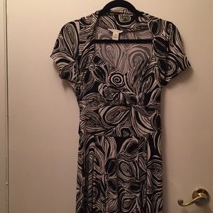 Cute black and white dress